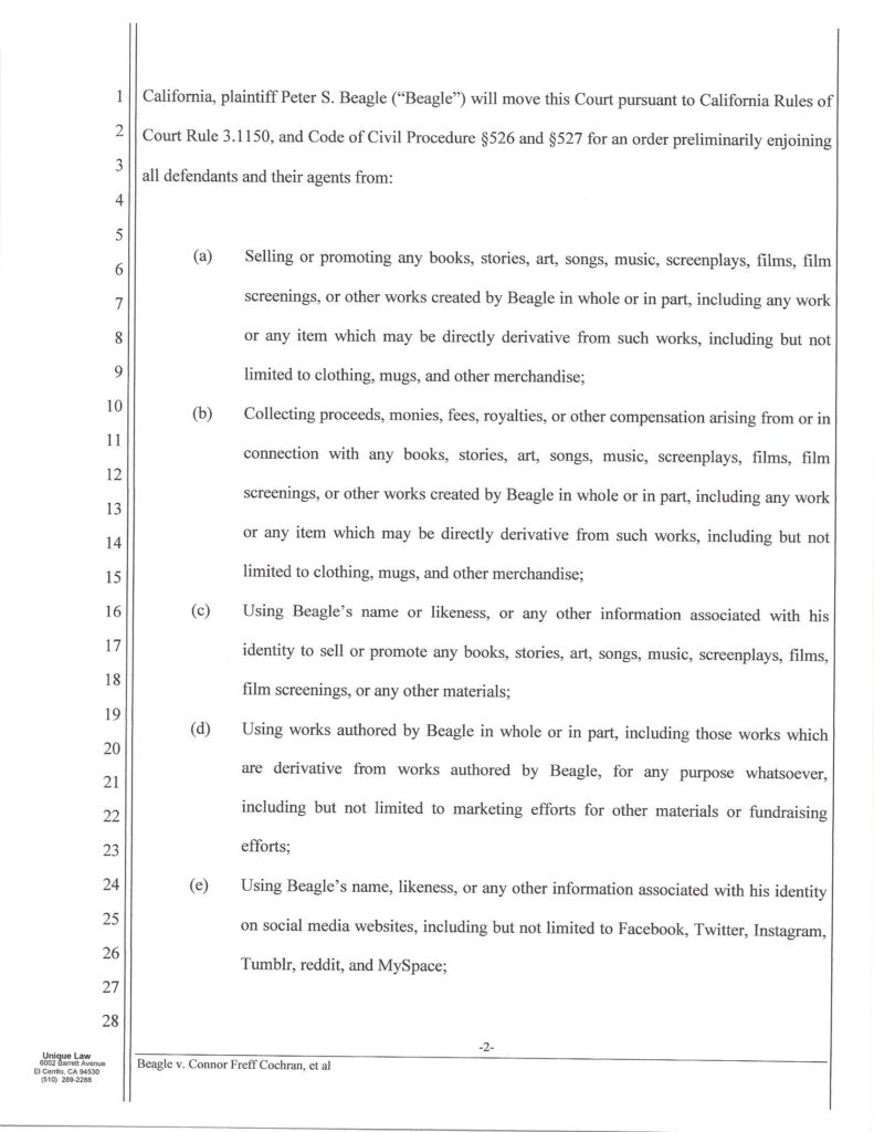 Amended Motion for Preliminary Injunction scan, Beagle_Page_02