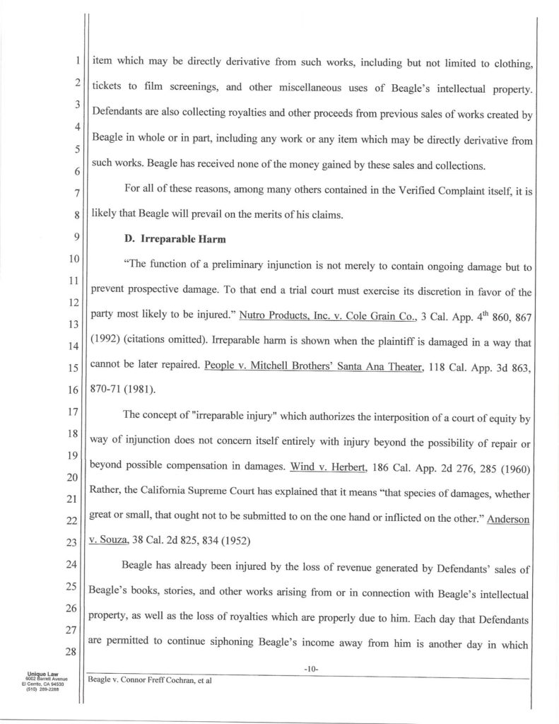 Amended Motion for Preliminary Injunction scan, Beagle_Page_10